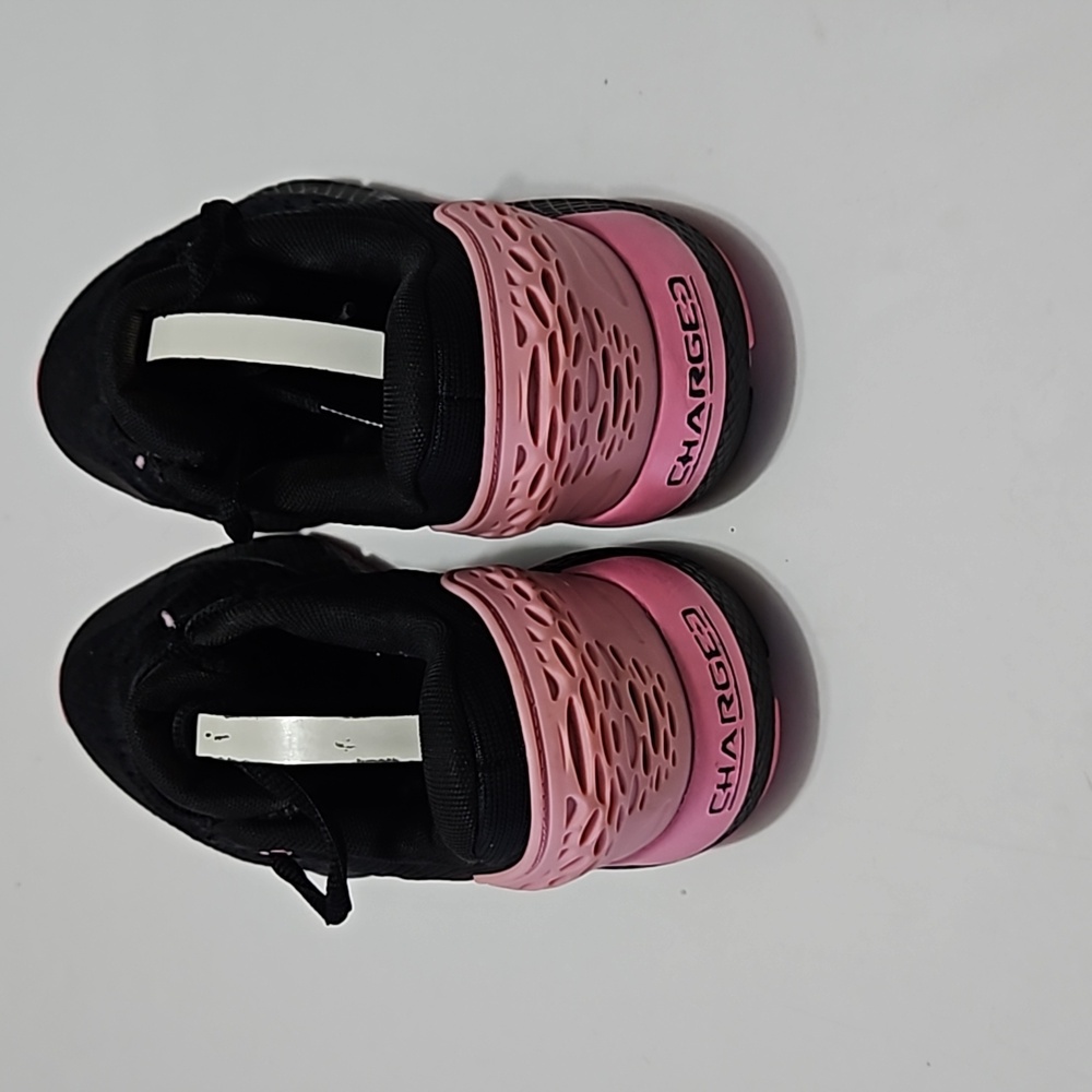 Under Armour Charged Rogue Black & Pink Youth Sneakers Size 5.5 # S-240 - Picture 4 of 12